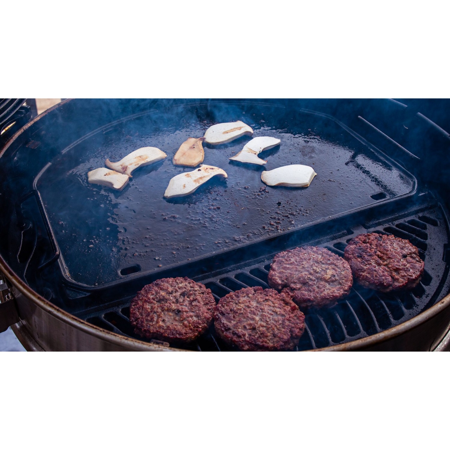 Stekplatta Napoleon Emaljerat Gjutjärn Till Kolgrill