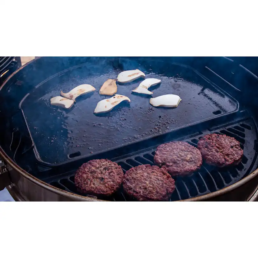 Stekplatta Napoleon Emaljerat Gjutjärn Till Kolgrill