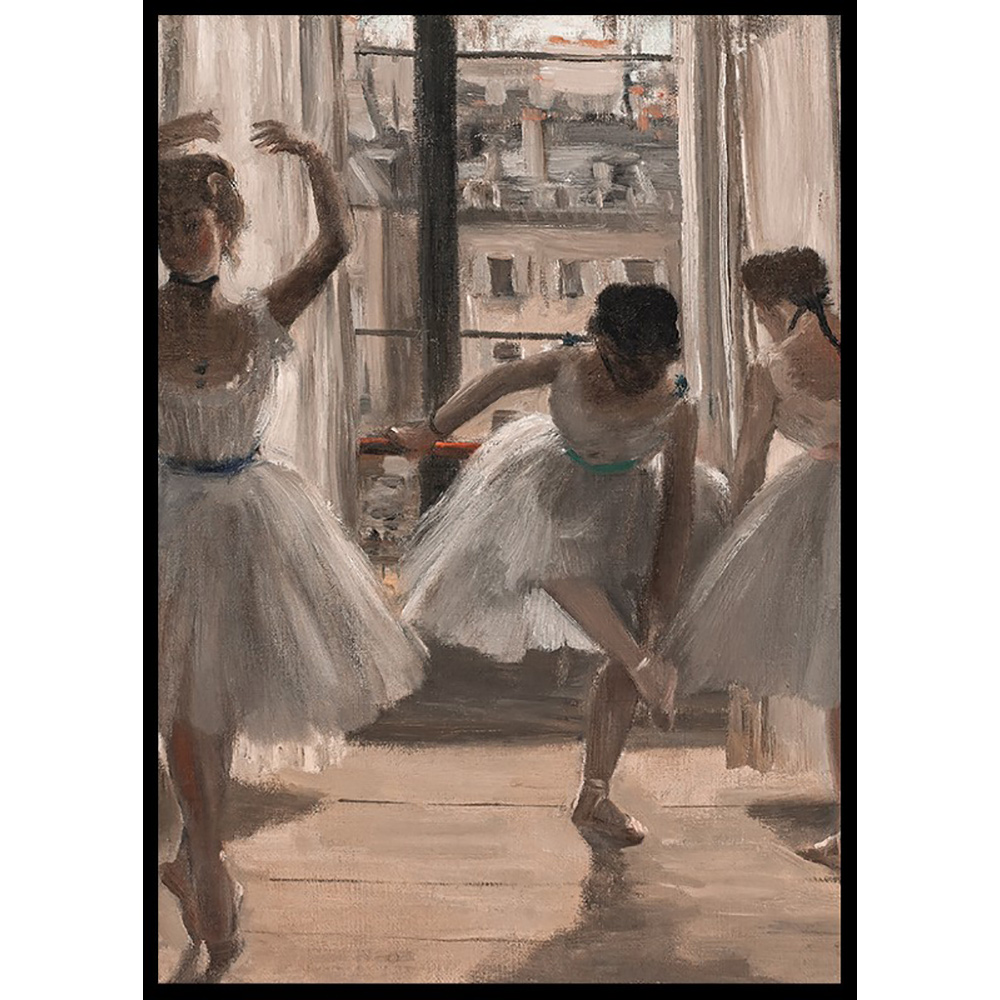 Poster Gallerix Danseuses Dans Une Salle D'exercice By Edgar Degas