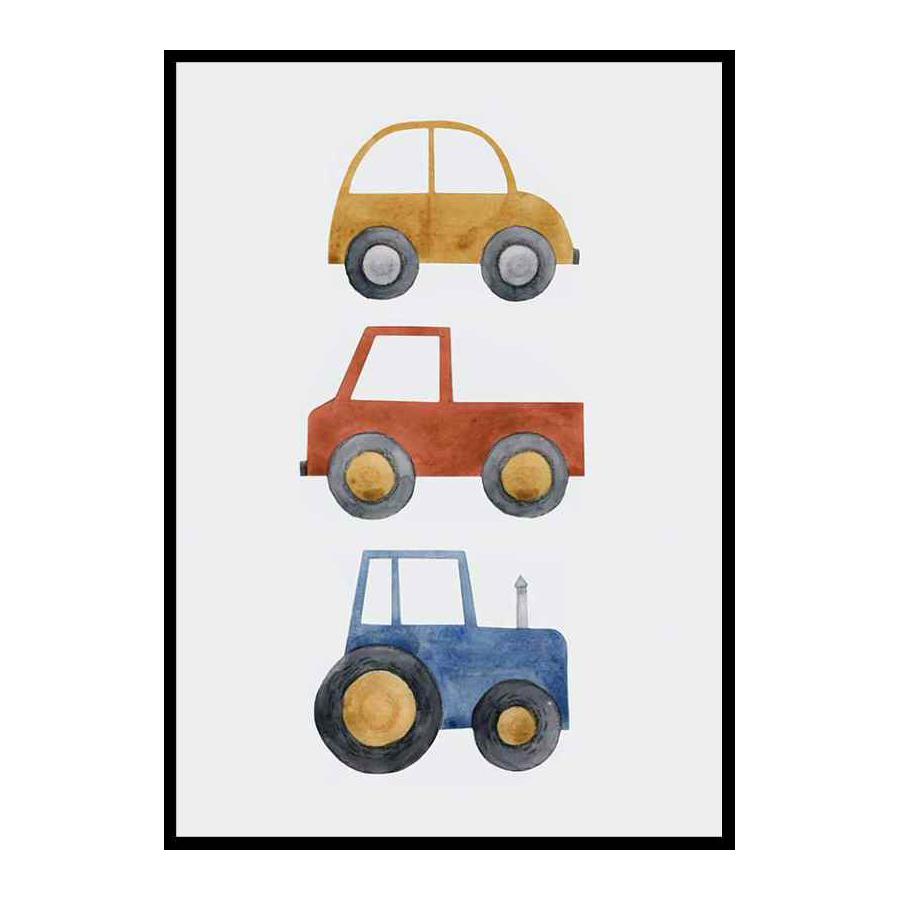 Poster Gallerix Three Vehicles