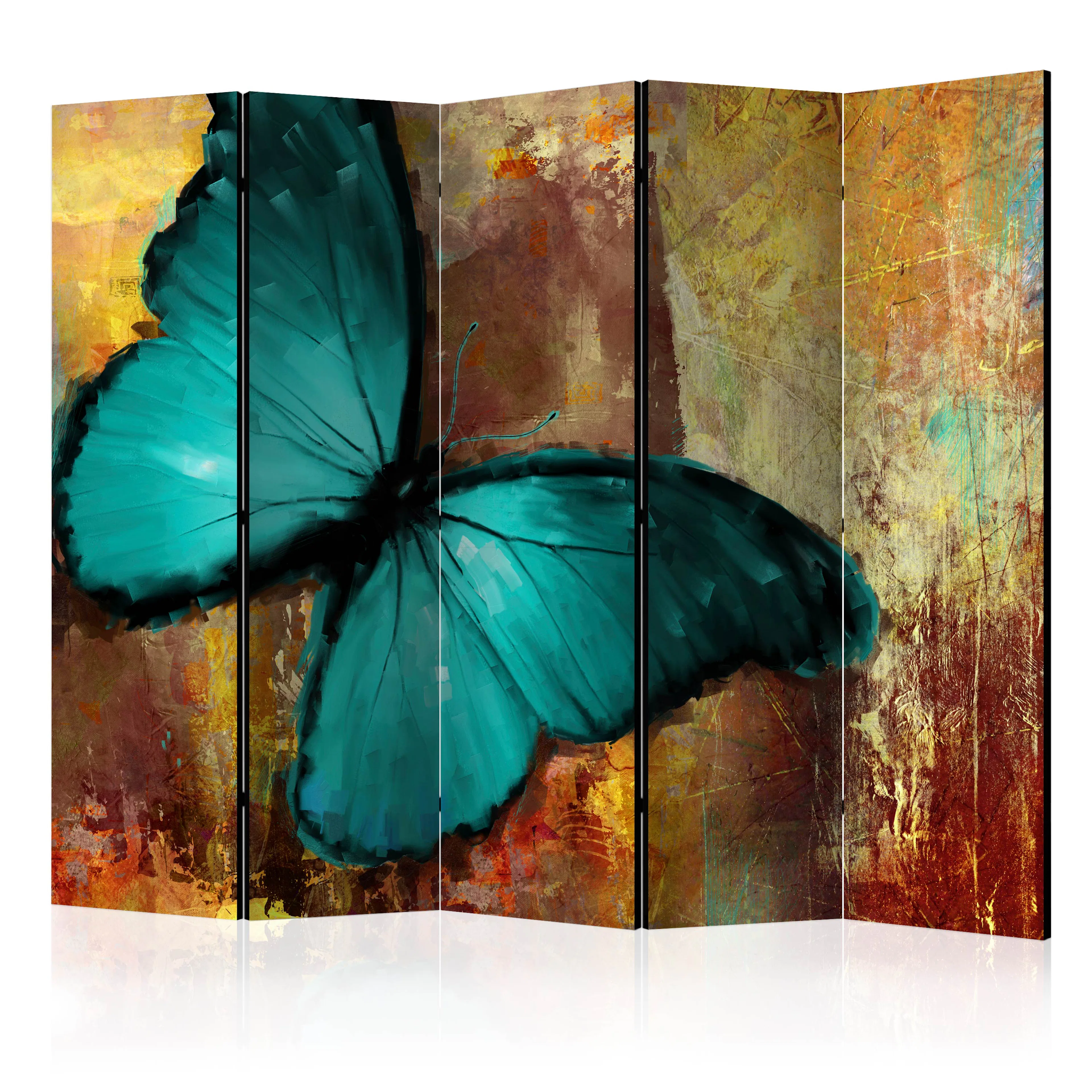 Rumsavdelare Skärmvägg Arkiio Painted Butterfly II 225x172 cm