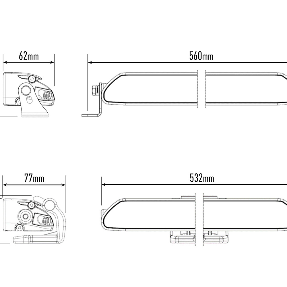 Extraljus Pebe LED ramp Linear 18 Elite