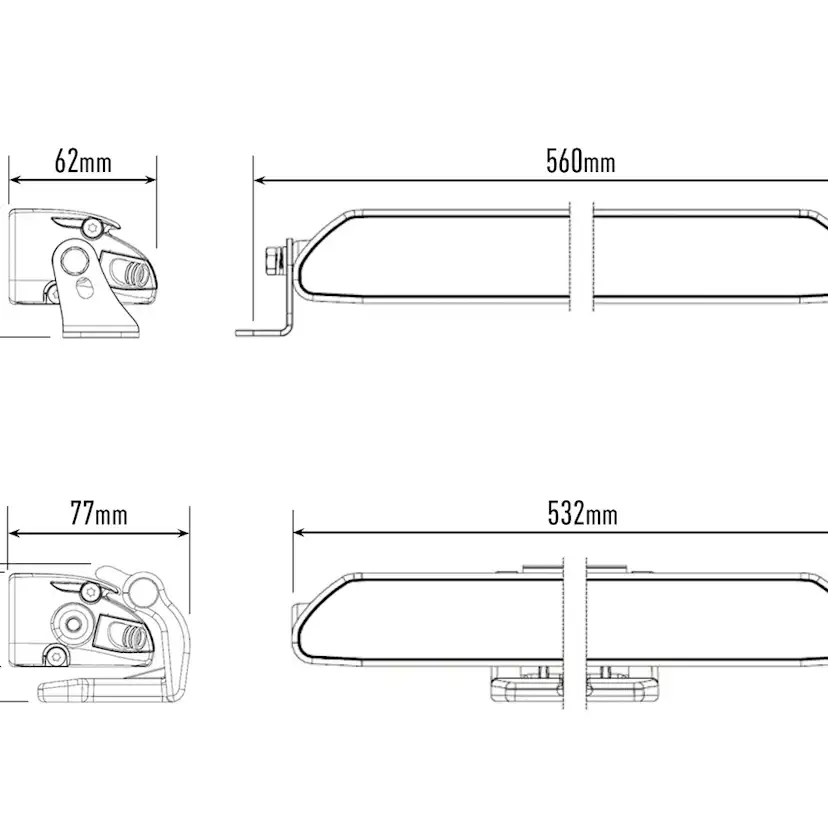 Extraljus Pebe LED ramp Linear 18 Elite