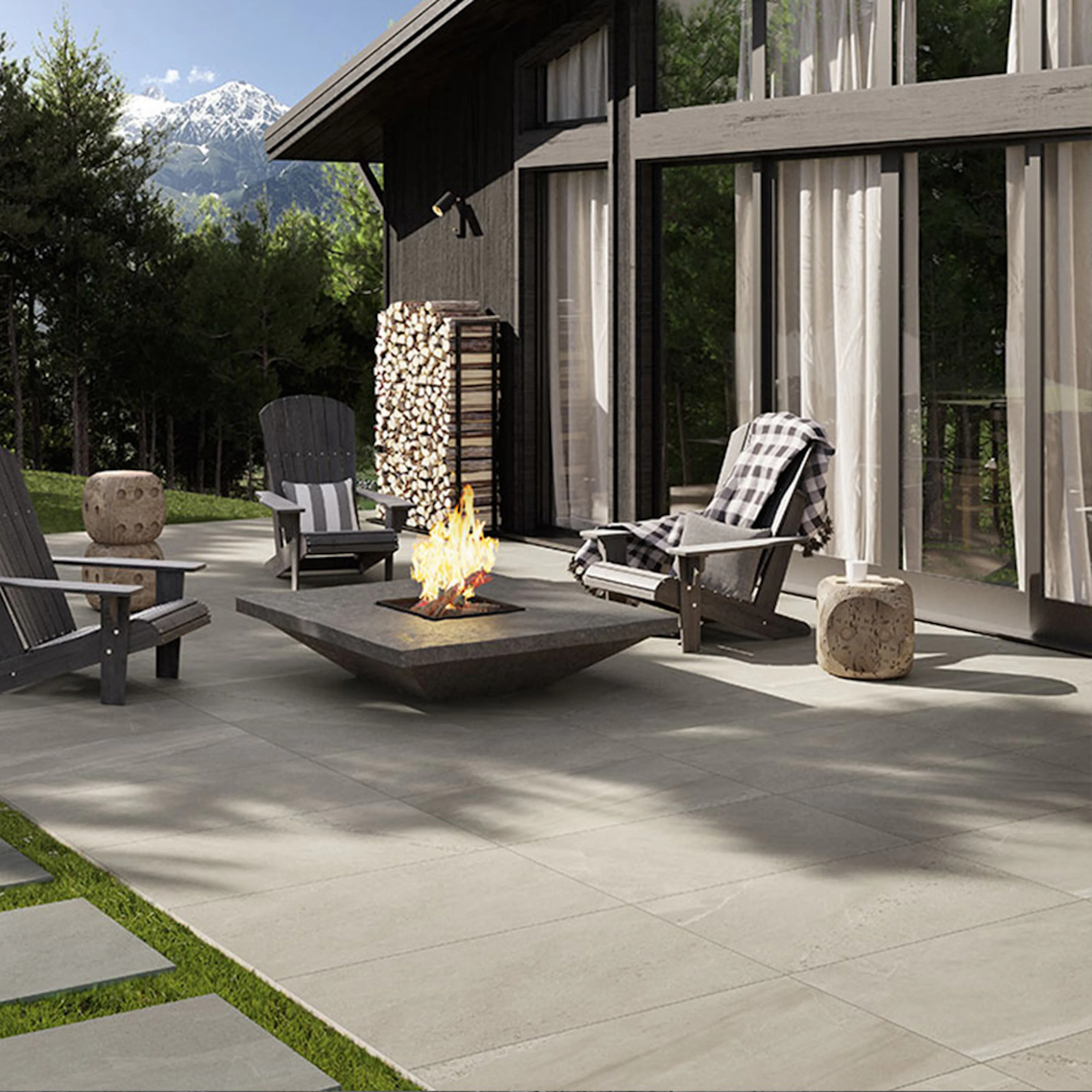 Klinker Coem Ceramiche Brit Stone Ivory Beige 30x30 cm Matt_OLD