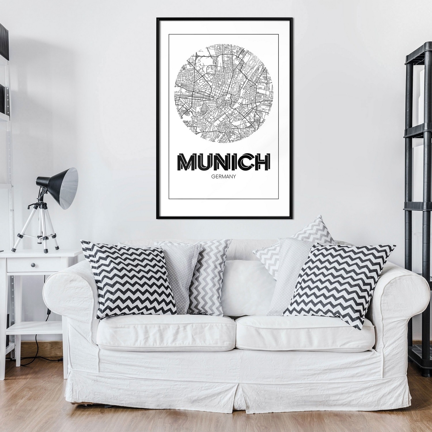 Poster Artgeist Affisch Retro Munich