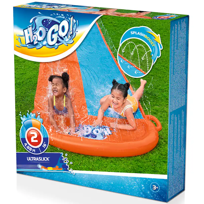 Vattenrutschbana Bestway H2OGO! 488 cm Double Slide
