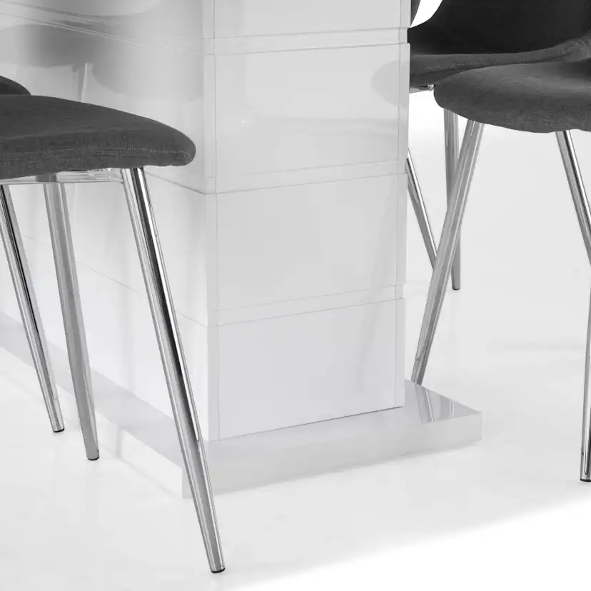 Matgrupp Concept 55 Ratliff Rektangulärt Matbord 180-220 cm Förlängningsbart med 6 Nibe Matstol