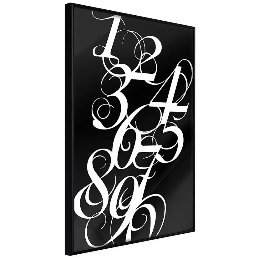 Poster Artgeist Affisch Calligraphy of Numbers