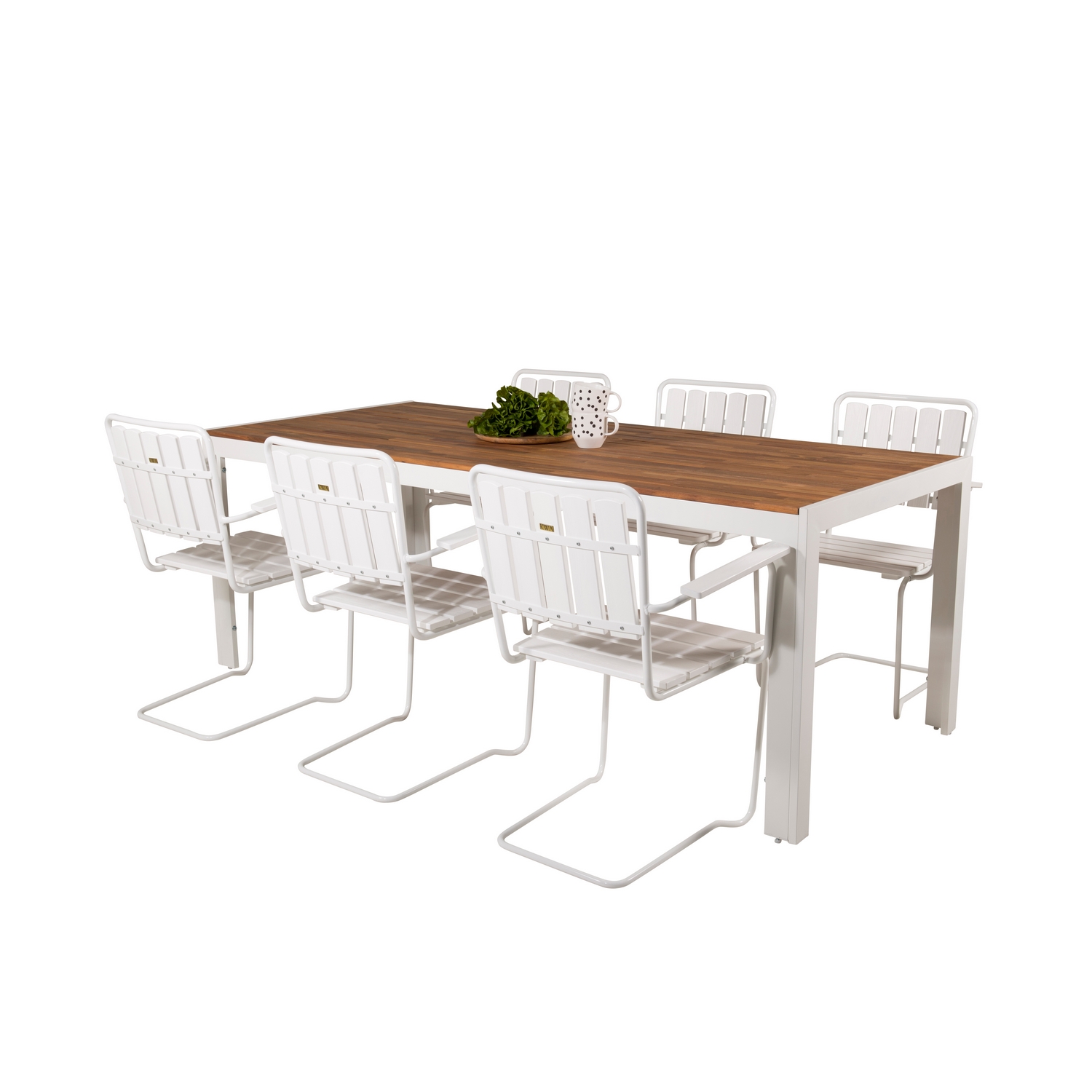 Matgrupp Venture Home Berfin med 6 Hollywood Stolar