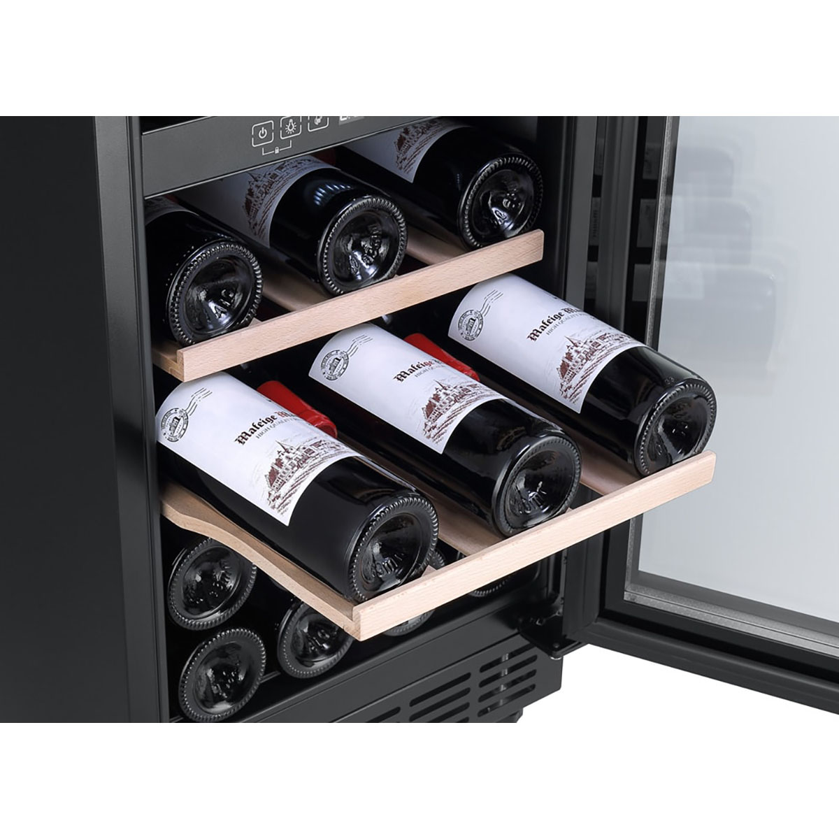 Vinkyl Cavin Arctic Collection 40D Fullglass Svart Inbyggbar med 2 Zoner