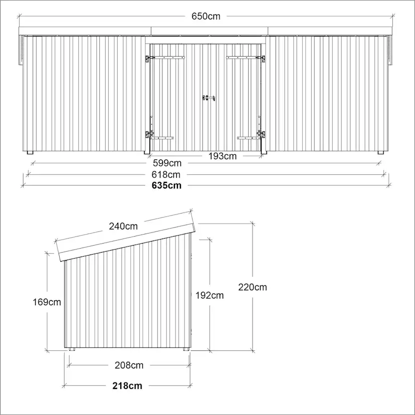 Trädgårdshus PLUS Nordic 14 m2