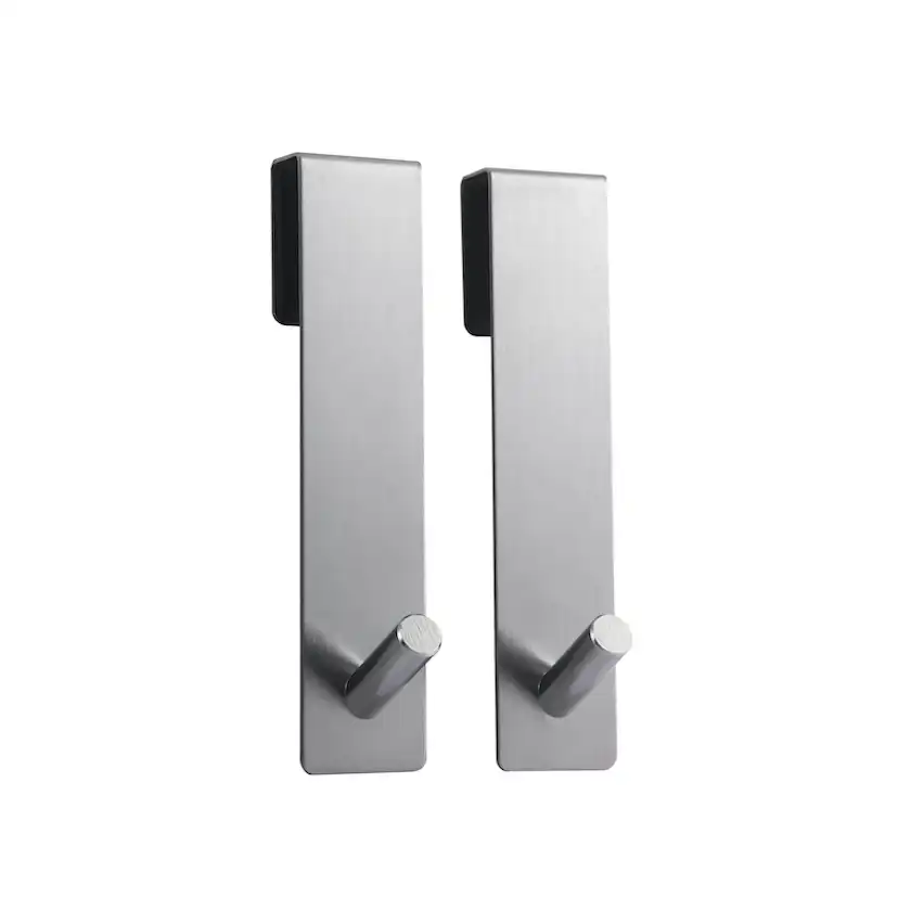 Duschväggskrok Noko satin finish 2-pack Borstad stål