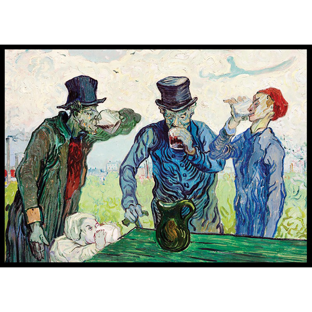 Poster Gallerix The Drinkers By Vincent van Gogh