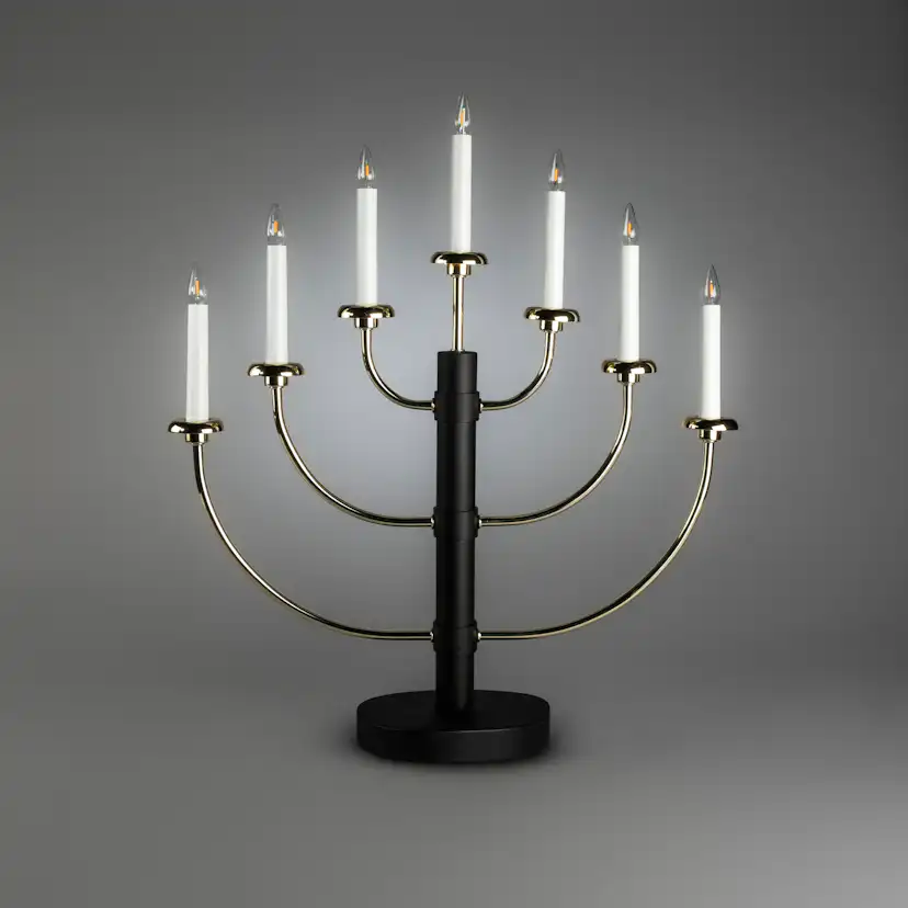 Adventsljusstake Gnojsö Konstsmide Metall 7 Ljus