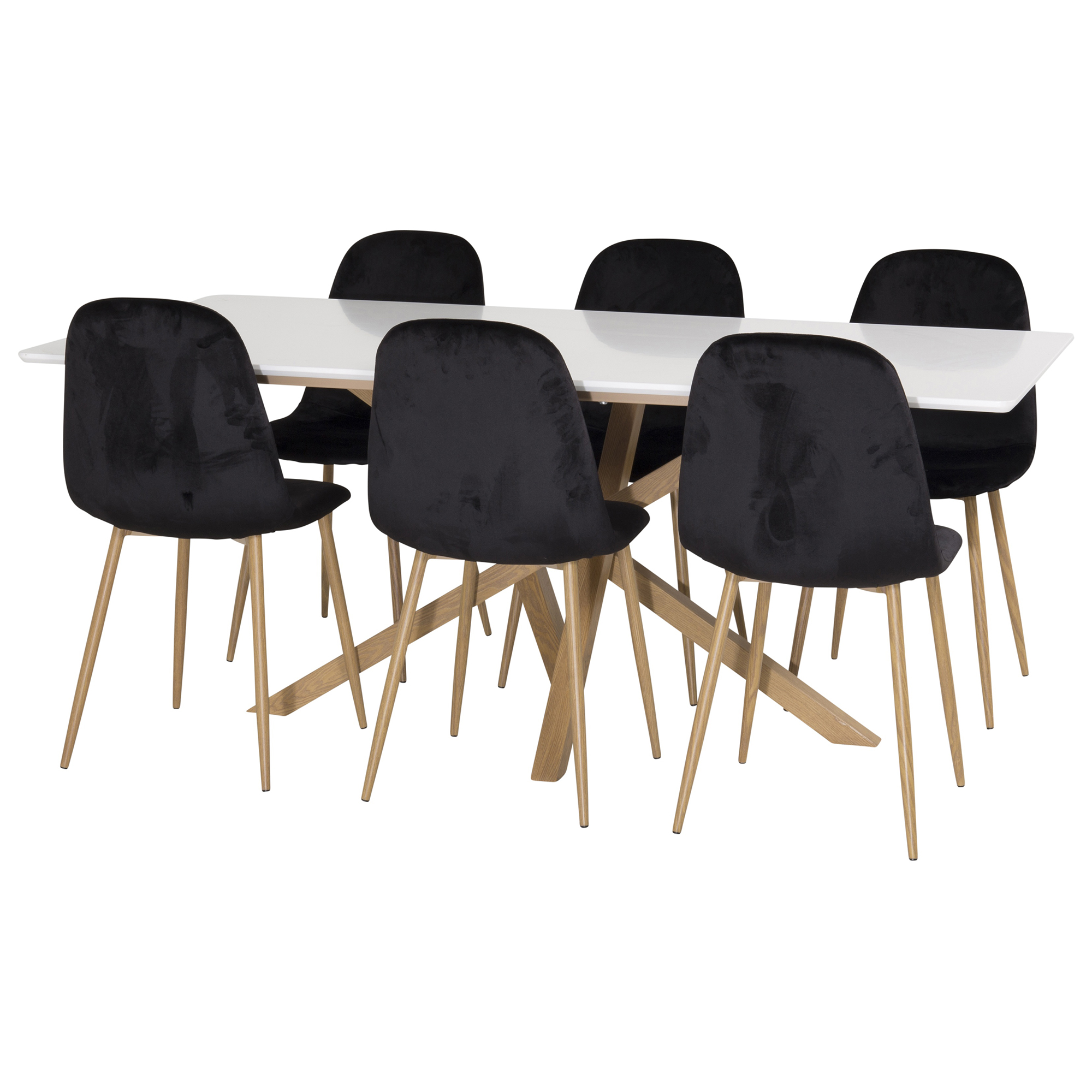 Matgrupp Venture Home Piata med 6 Pobbie Stolar