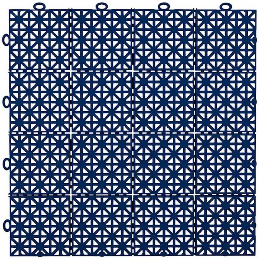 Golvplatta Hestraplattan Universa Peacock Blue Golvtrall i Plast