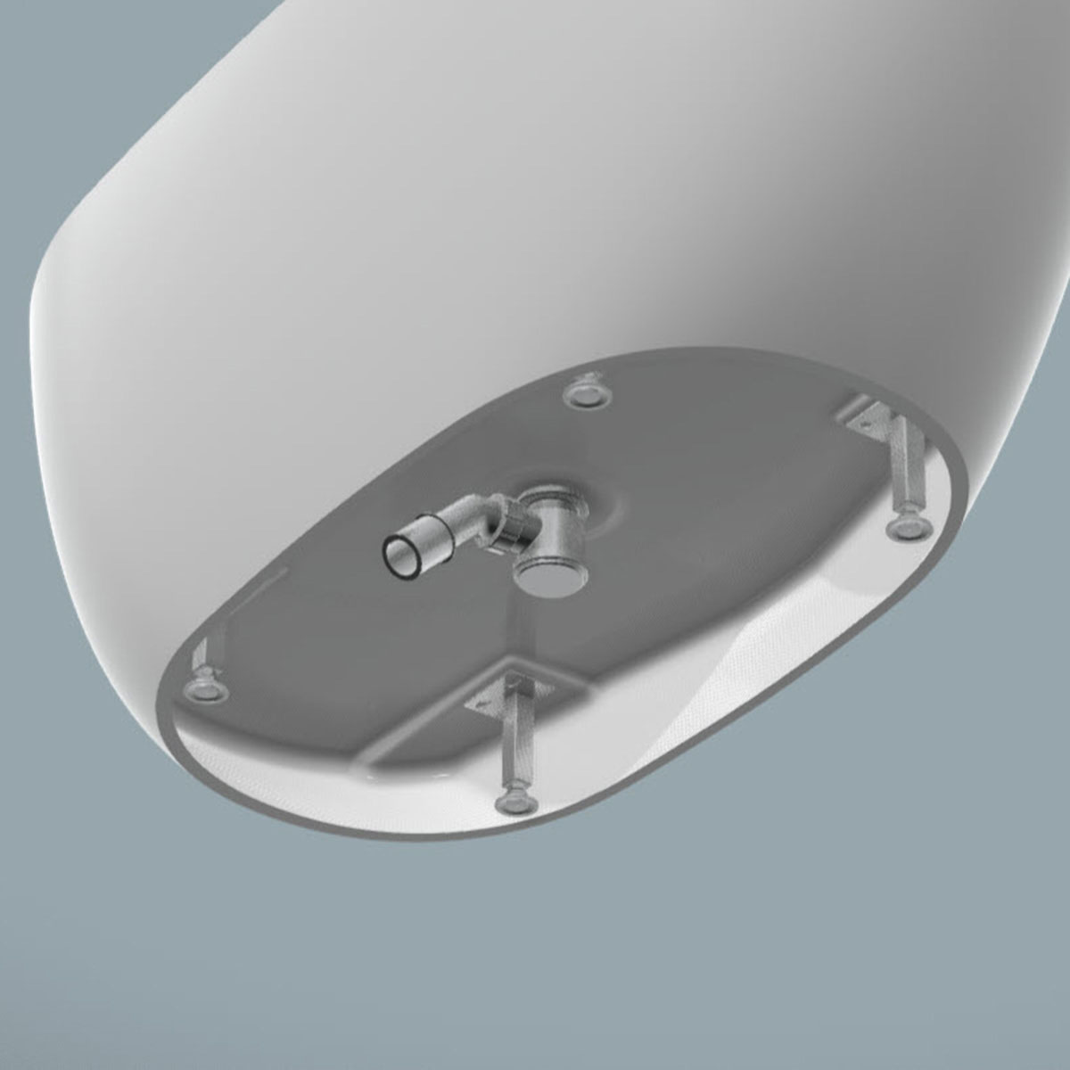 Badkar Bathlife Vila Gjutmarmor 1600 Vit