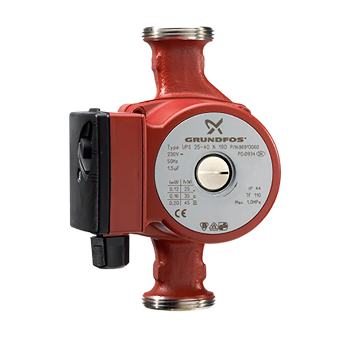 Tappvarmvattenpump Grundfos UPS 25-80 N 180