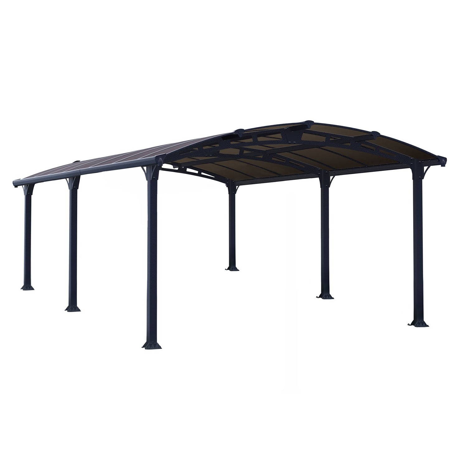 Carport gop Arcadia 18 m2 Grey