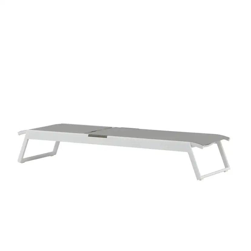 Parma Solvagn - Vit alu/ grå textilene / grå aintwood Vit/Grå