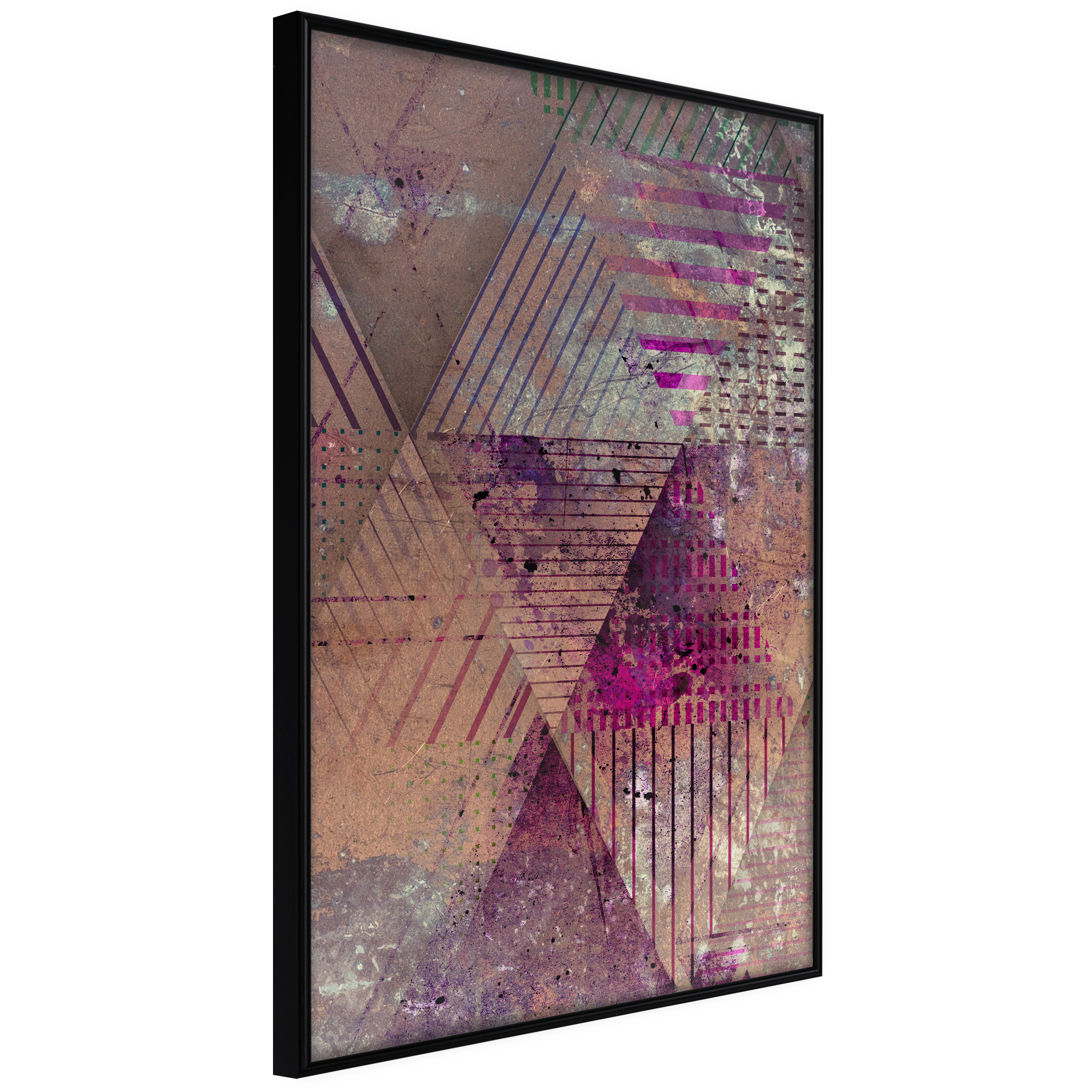 Affisch - Autumn Abstraction [Poster] 20x30 Svart ram, 20x30 cm