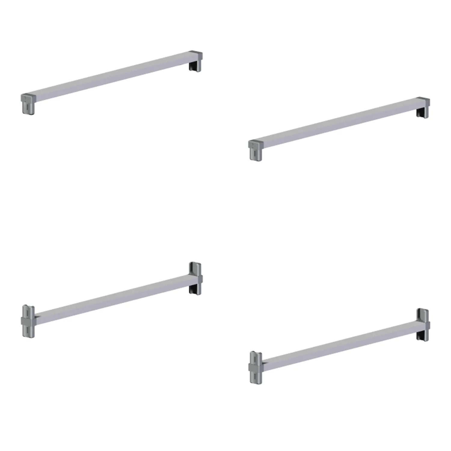 Tvärstag grundsats vit 550 Vit, 551 mm
