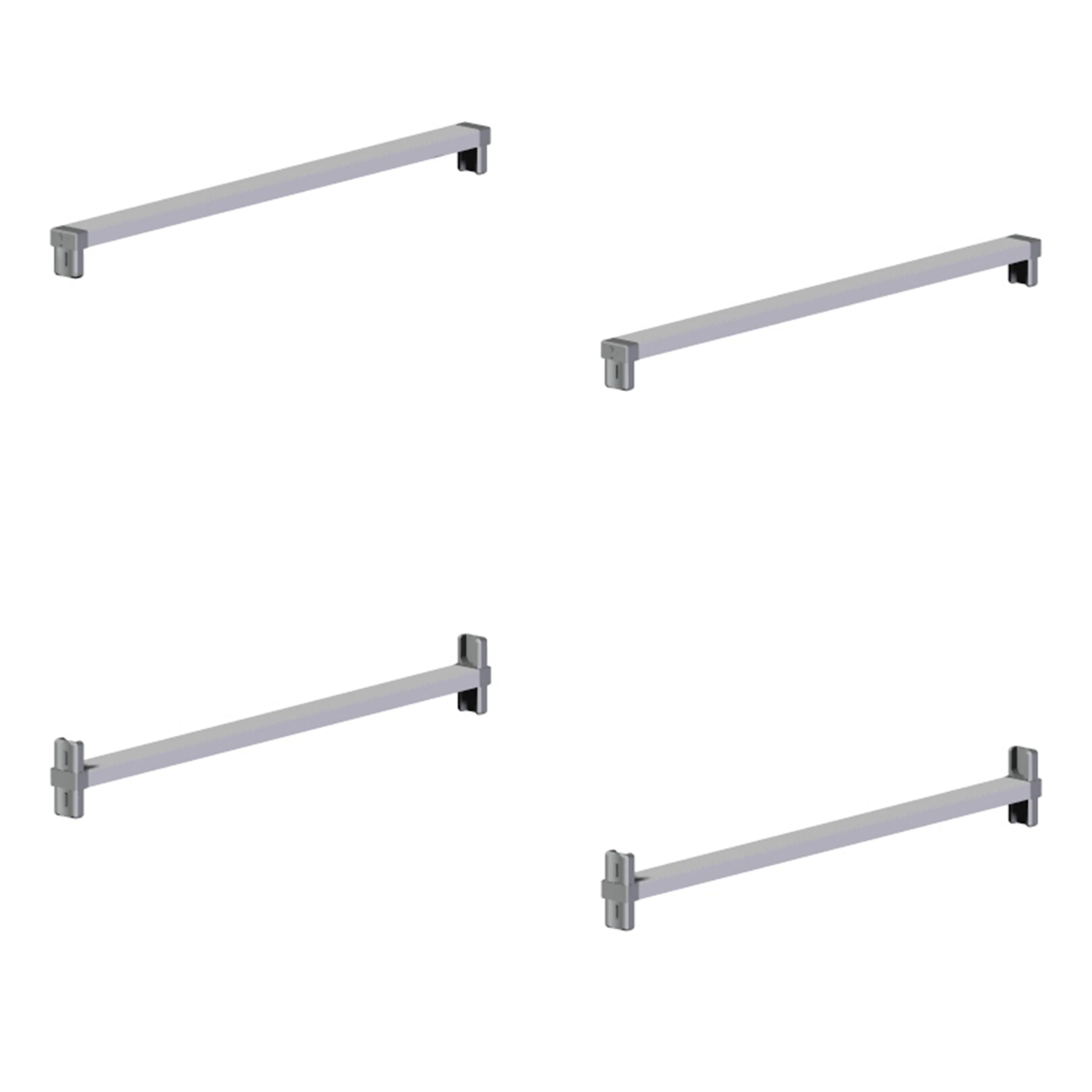 Tvärstag grundsats vit 550 Vit, 551 mm