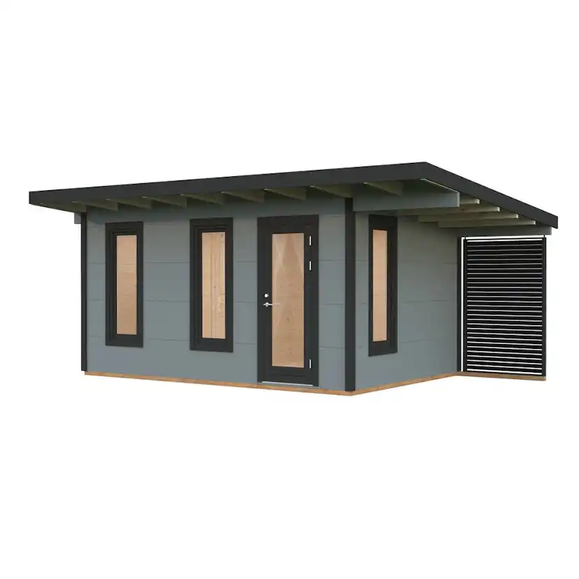 Trädgårdshus Palmako Grace 13,4+4,1 m2