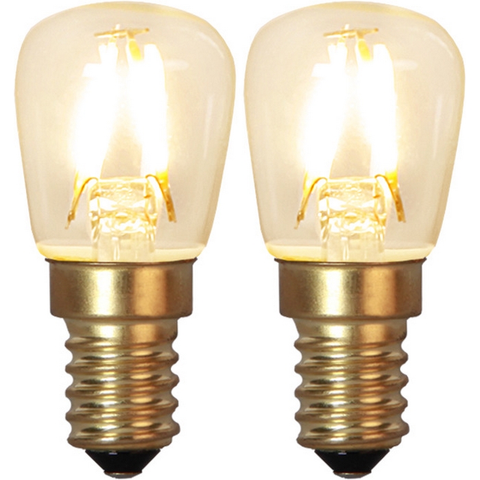 LED-lampa Star Trading Filament E14 Soft Glow 1,3W 2100K 2-pack