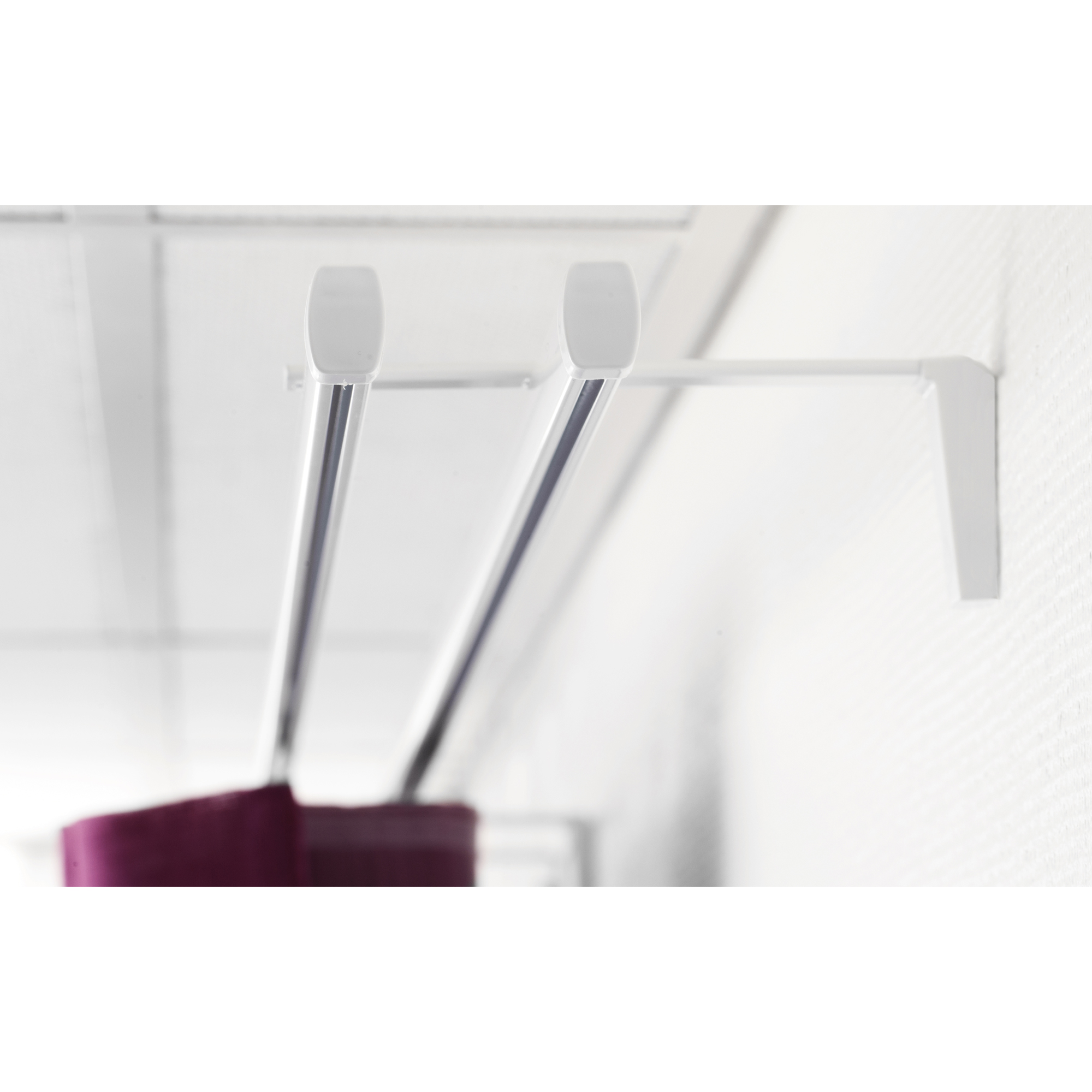 Gardinskena Set Kirsch Flexi-skena 160cm för Gardinupphängning