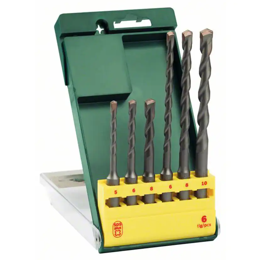 Borrset Bosch Power Tools 6-delars SDS Plus Hammarborrsats