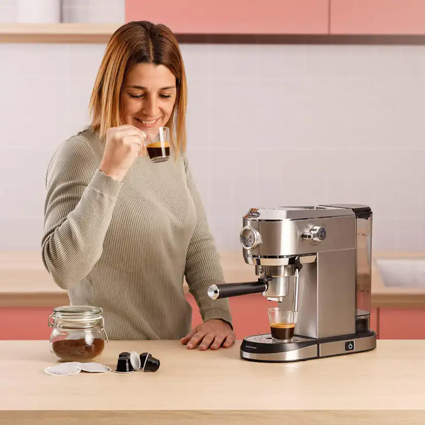 Espressomaskin Solac Taste Slim Pro Cap