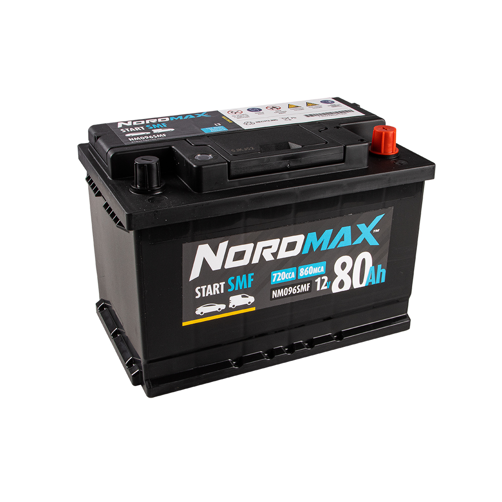 Startbatteri Nordmax 80Ah 720A