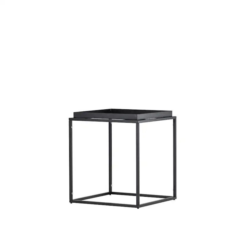 Porto Alegre Side Table - Black / Black Svart