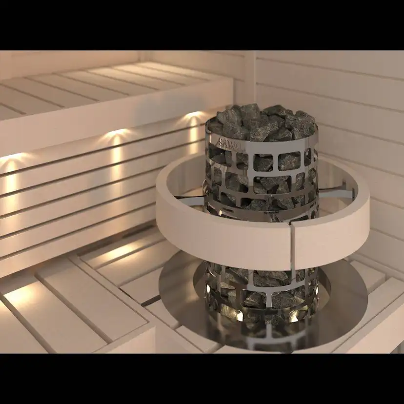 Bastuaggregat Sawo Aries Rund ARI3 90NS 9,0 kW, ARI3-90NS-P- NS (kräver gränssnitt och strömstyrenhet), 9 Kw