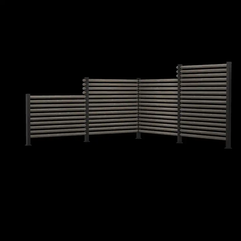 Ribba Öckerö Linax Grå 1490x45x45 4-pack FSC (B) 4-Pack