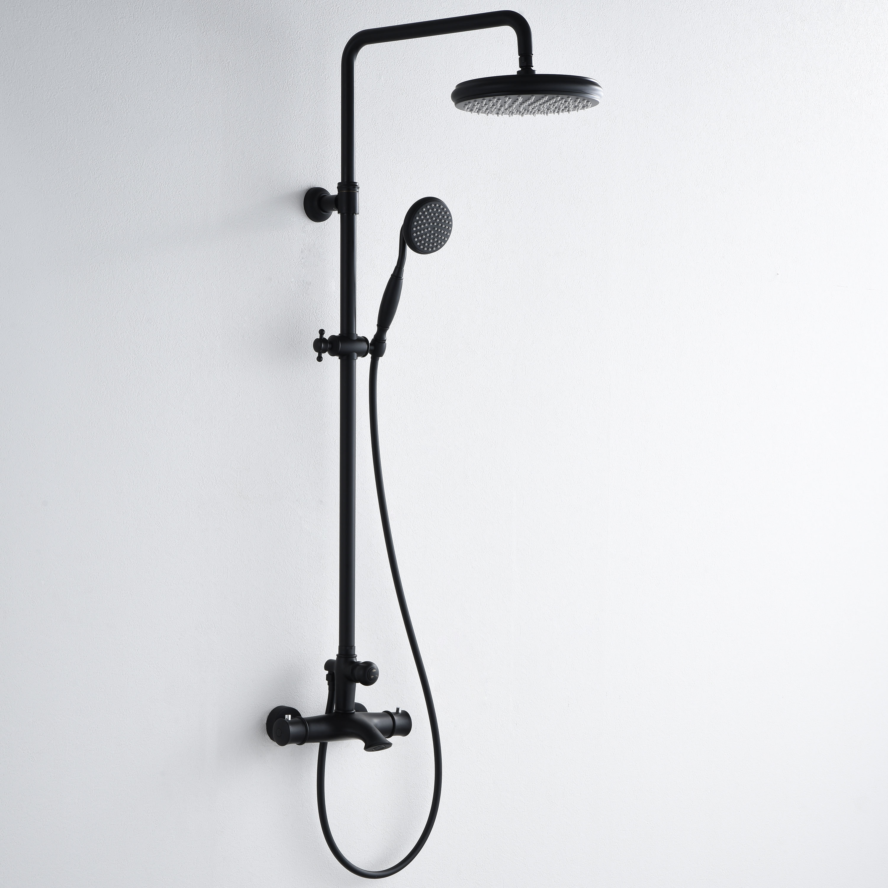 Takduschset Bathlife Ebb mattsvart Mattsvart
