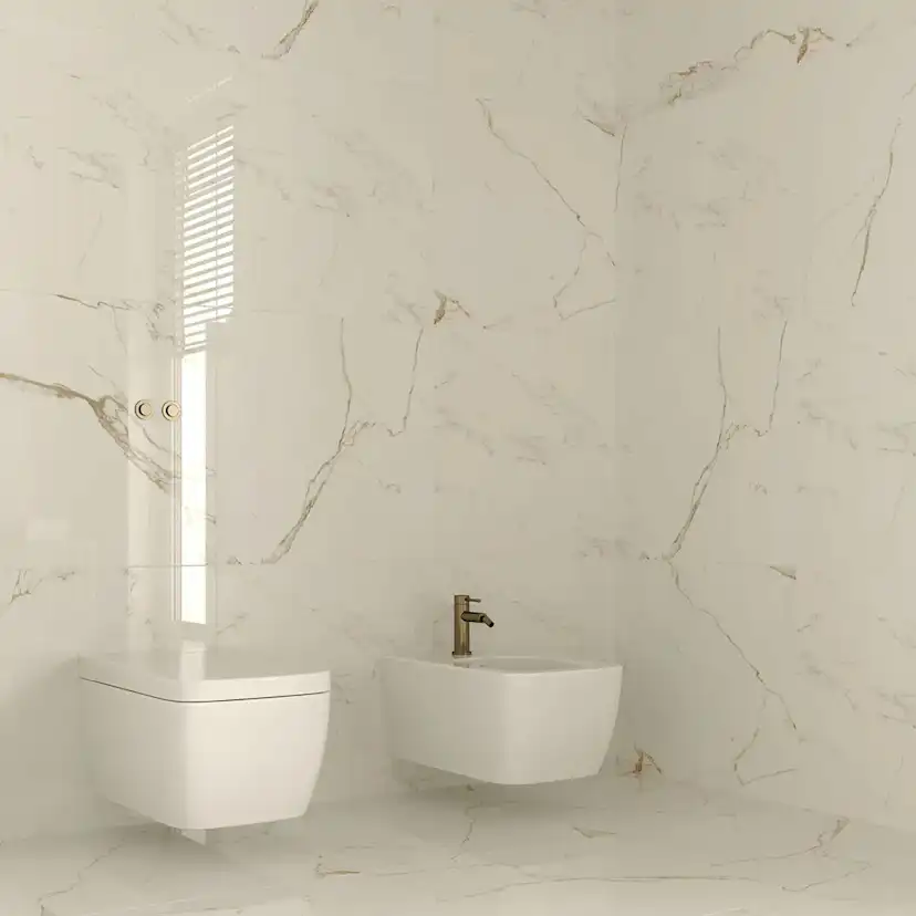 Klinker Tenfors Carrara Gold Marmor Blank 60x60