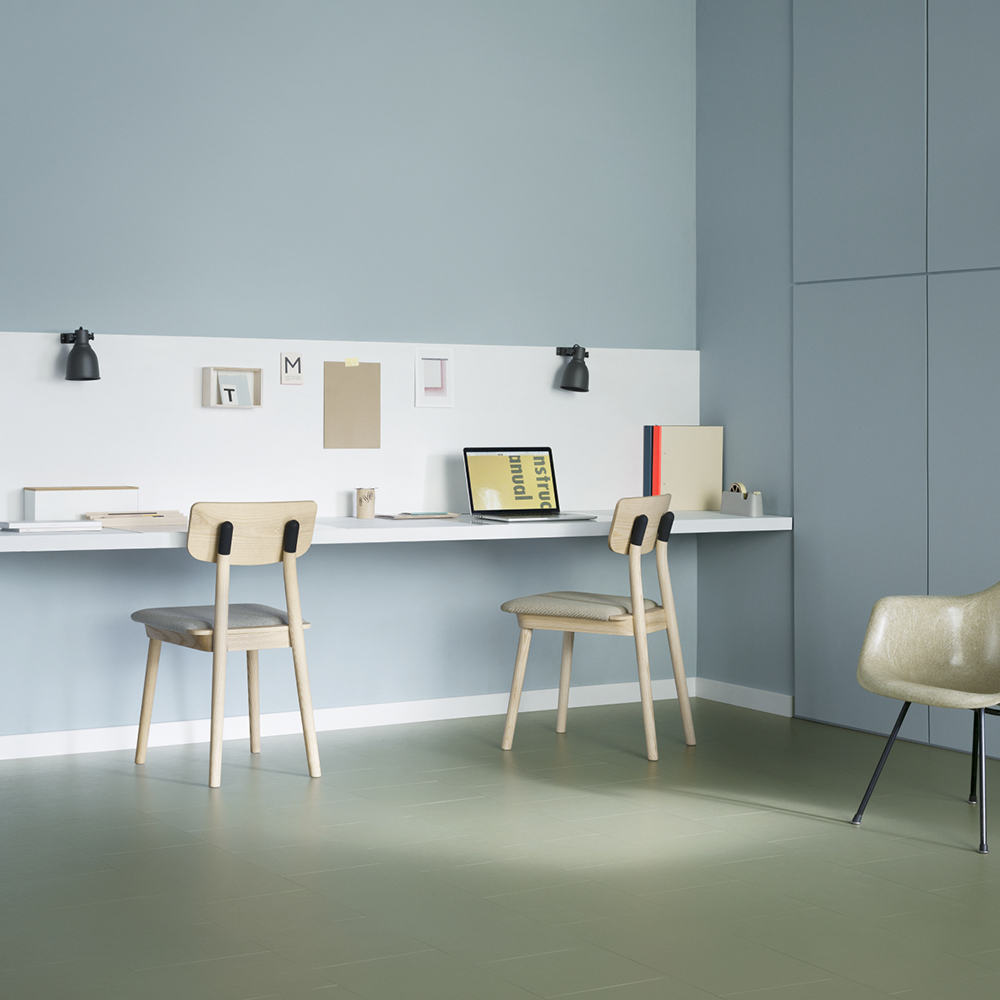 Linoleumgolv Forbo Marmoleum Click Rosemary Green 30x30 cm