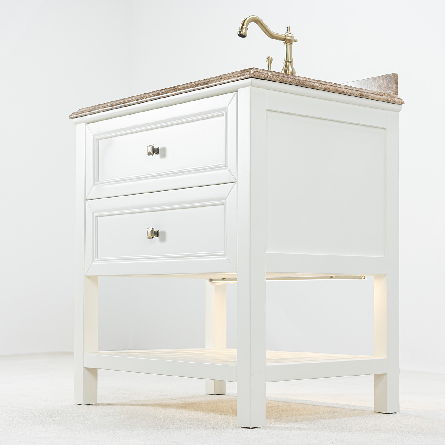 Tvättställsskåp Vesani Utah Beige Marmor