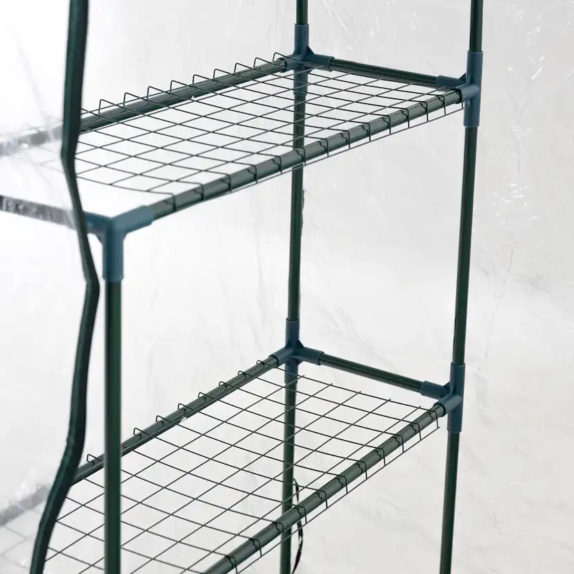Växthus Metalcraft 1,04 kvm Transparent Rektangulärt