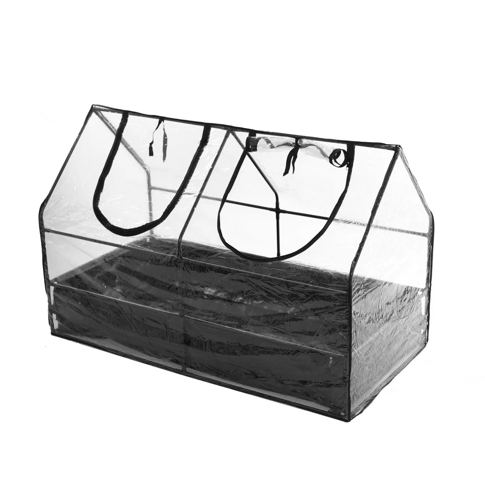 MINI GREENHOUSE W/ BUTTOM 130X65X85 CM Längd: 1280 mm