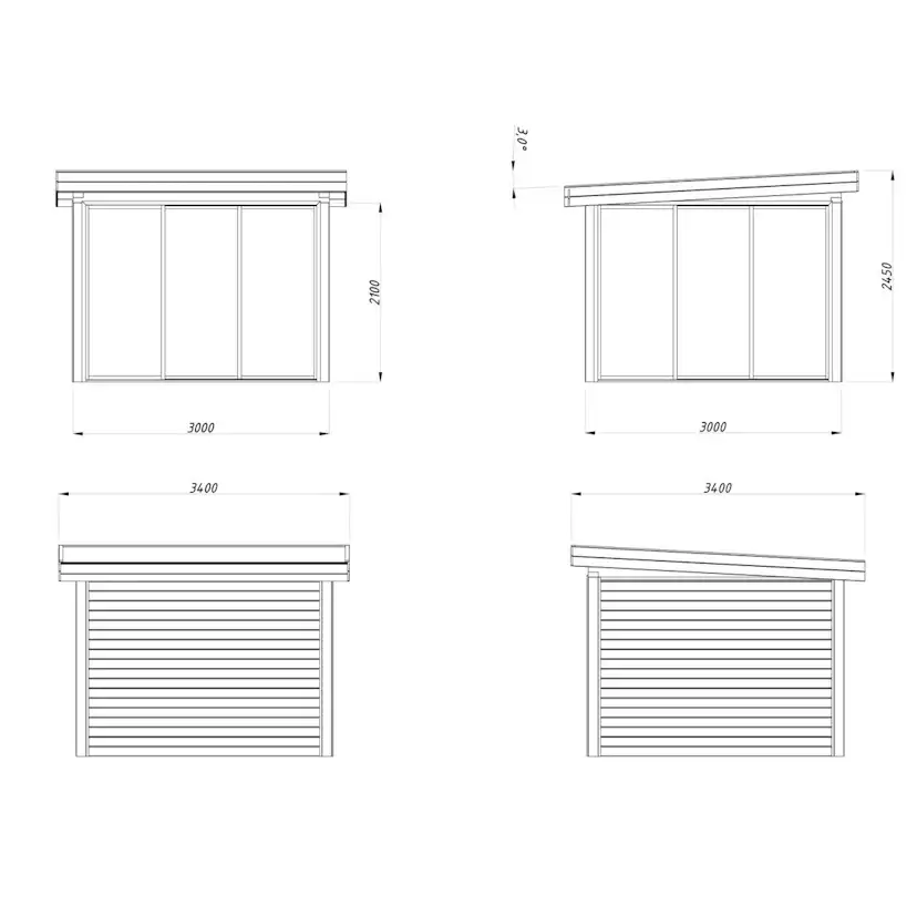 Uterum Palmako Lenna 8,3 m2 Set 401 Slide