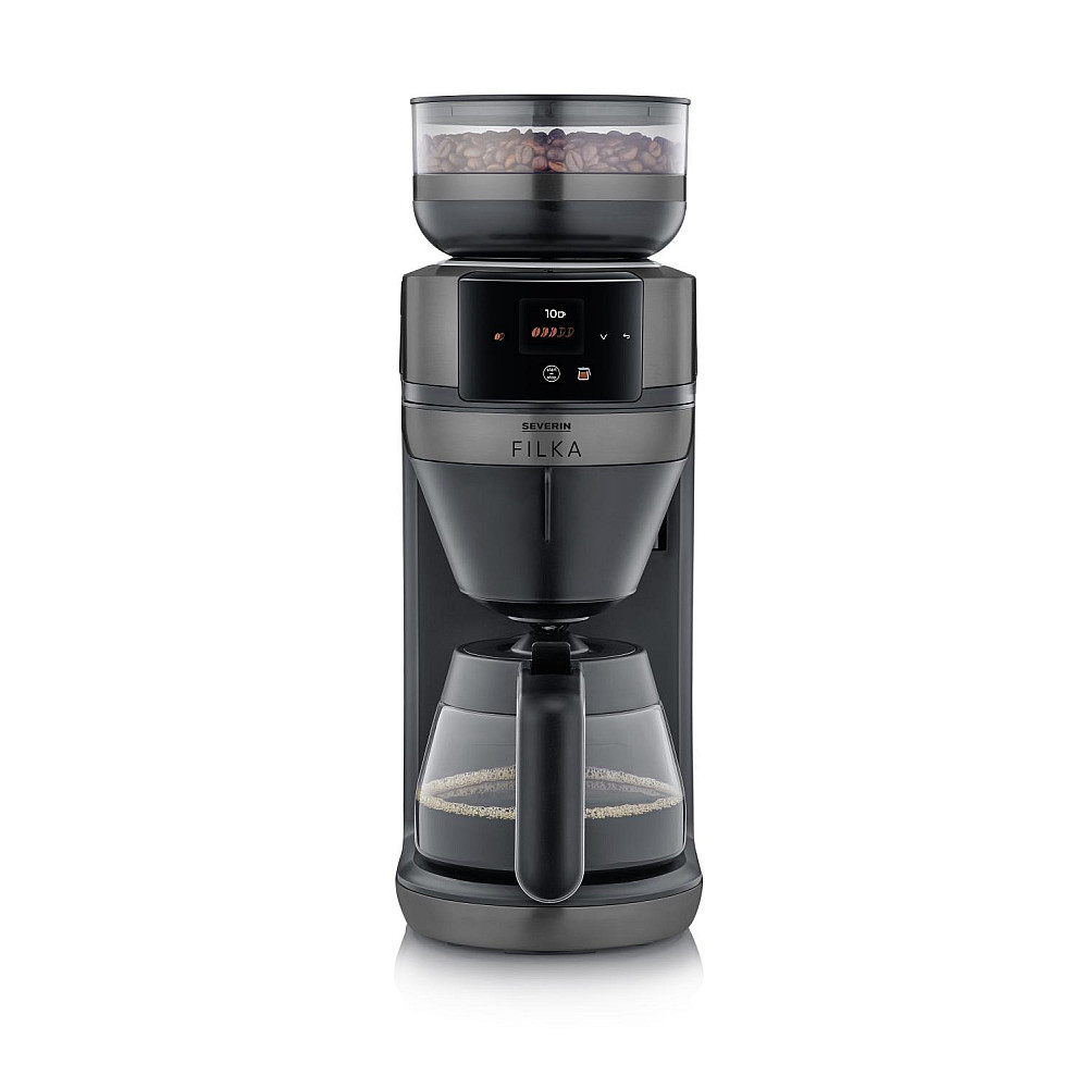 Helautomatisk filterkaffebryggare FILKA 2.0 med glaskanna KA 4854 Dark Inox