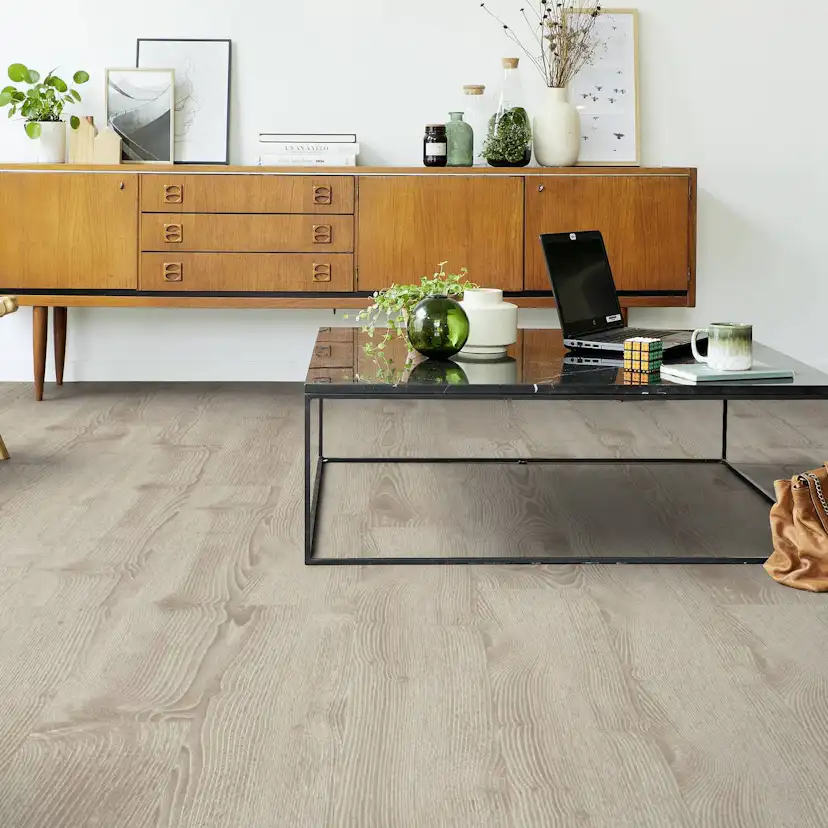 Vinylklick Tarkett iD inspiration Click Solid 55 Scan Oak-Md Beige