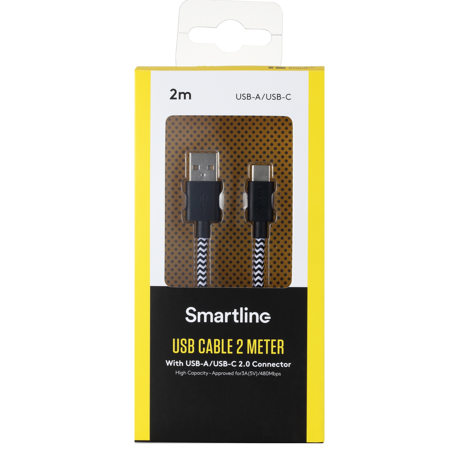 Laddningskabel Smartline USB-C/A