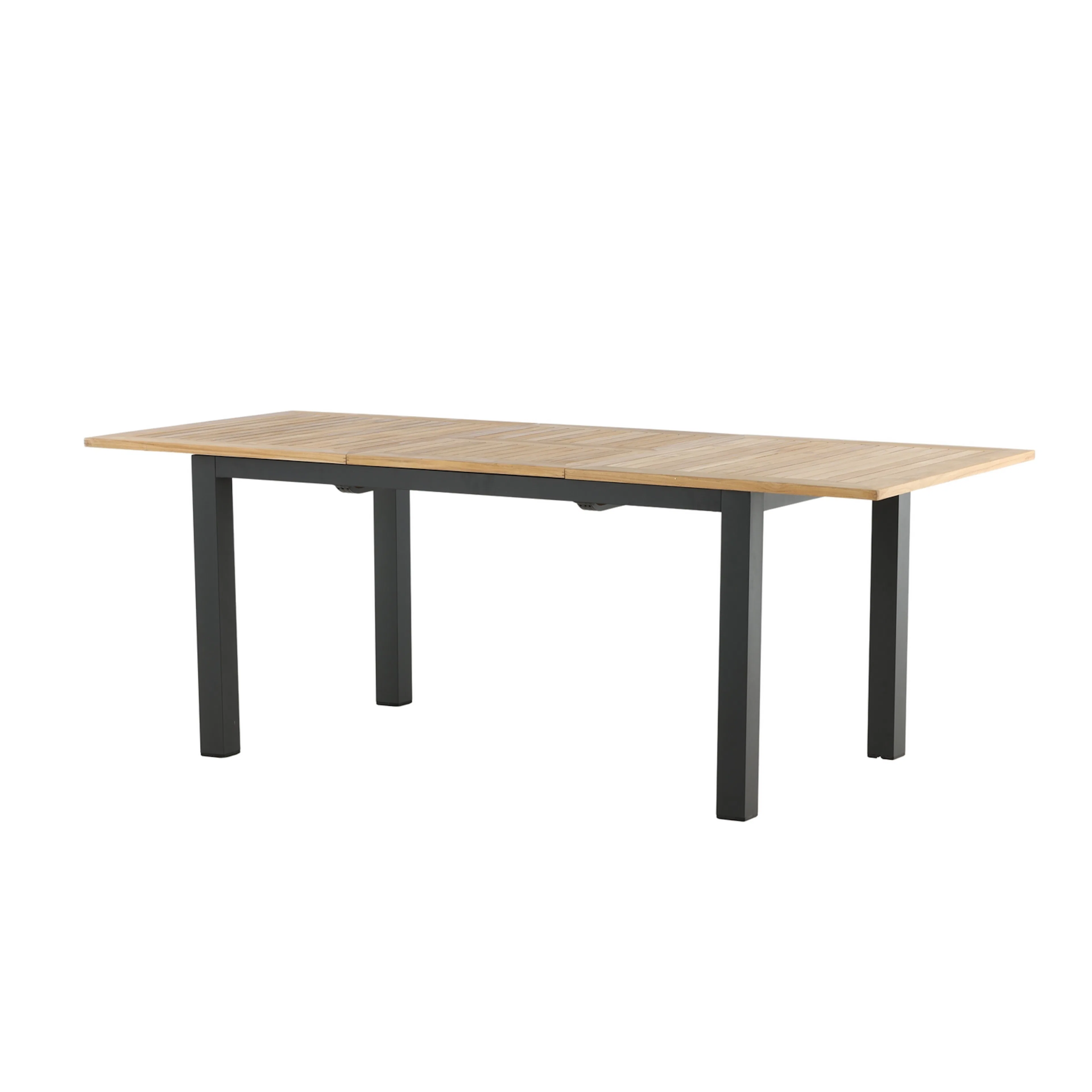 Panama - Table - 152/210*90 - svart Alu/Teak Svart/Teak