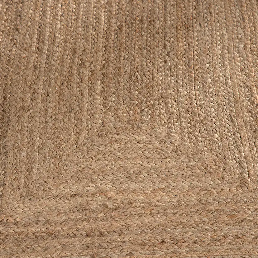 Oliver 100% jute - 300*200- -Rectangular-Natural dark 300x200 cm