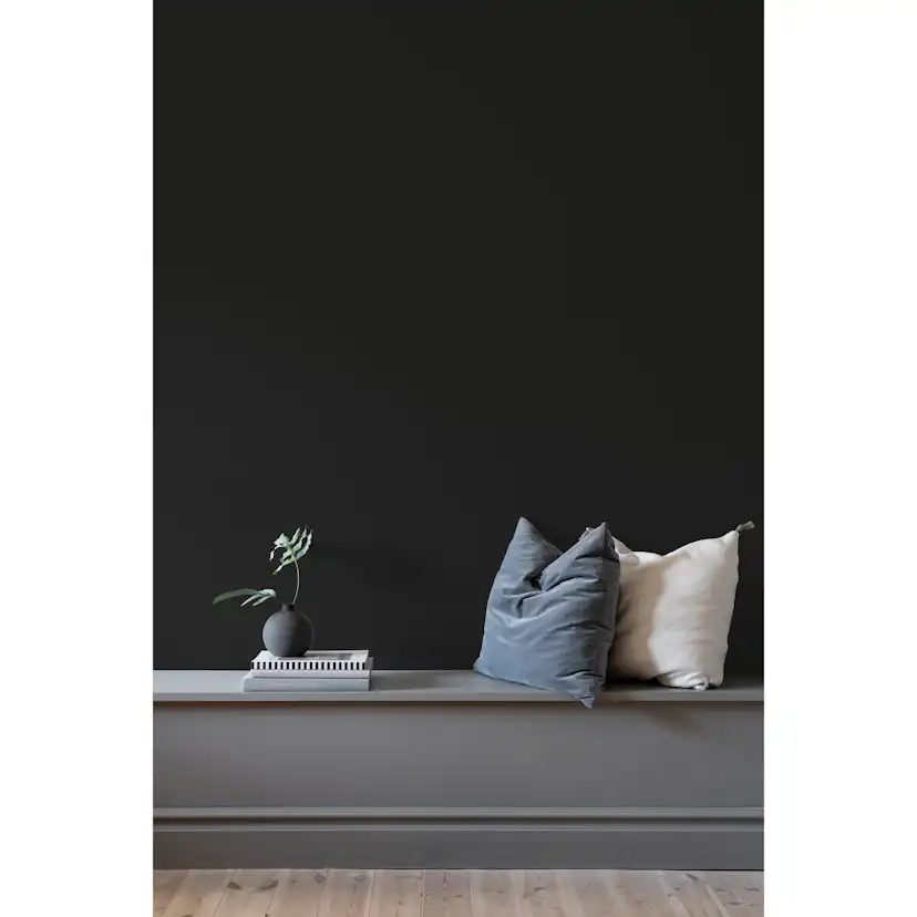 Tapet Duro Silk, Svart