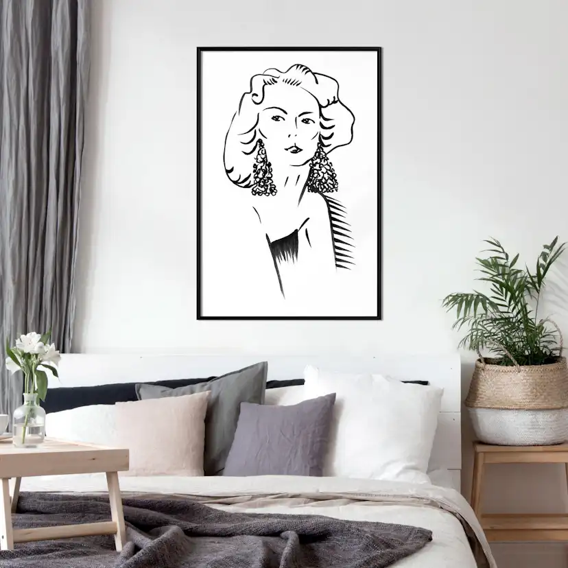 Poster Artgeist Affisch Romantic Blonde